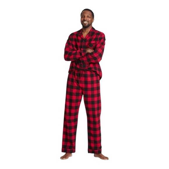 Wondershop Other - NWT Wondershop Red and Black Plaid Button Down Pajama Shirt and Pants Size M